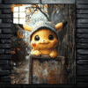 pickachu wall poster