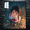 Mitsuha your name wall poster