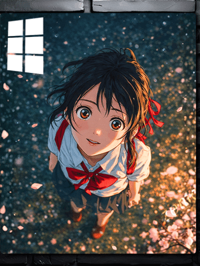 Mitsuha your name wall poster