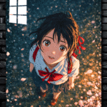 Mitsuha your name wall poster