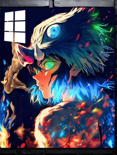 Inosuke Demon Slayer HD anime Wall Poster