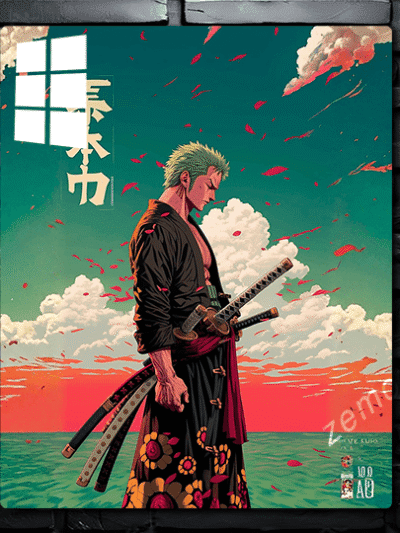 Zoro Sword Master - One Piece Poster